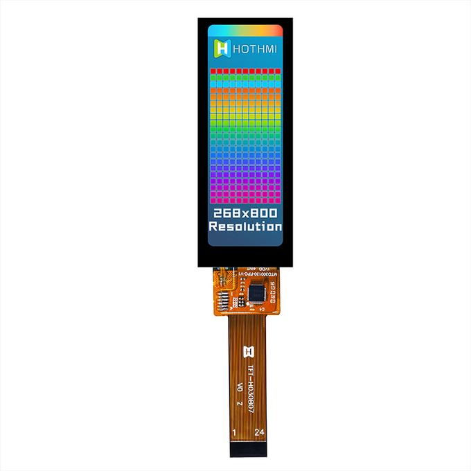 3.0 Inch 268x800 IPS Capacitive TFT LCD Display wide temperature/TFT-H030B07ZCIST8C24 0