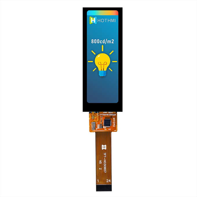 3.0 Inch 268x800 IPS Capacitive TFT LCD Display wide temperature/TFT-H030B07ZCIST8C24 3