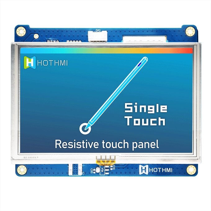 5.0 Inch 800x480 IPS Resistive TFT LCD Display Wide Temperature/HTM-H050A7-LVDS-USBRTP 1