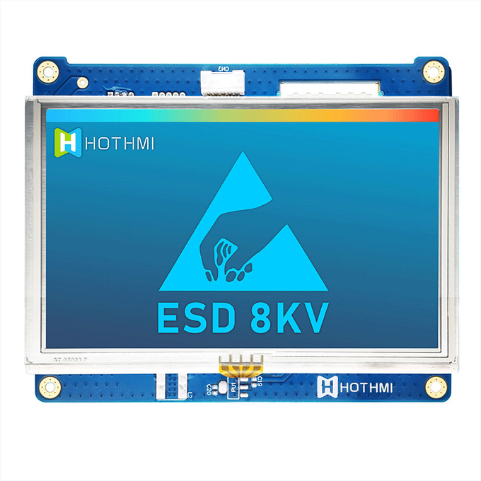 5.0 Inch 800x480 IPS Resistive TFT LCD Display Wide Temperature/HTM-H050A7-LVDS-USBRTP 3