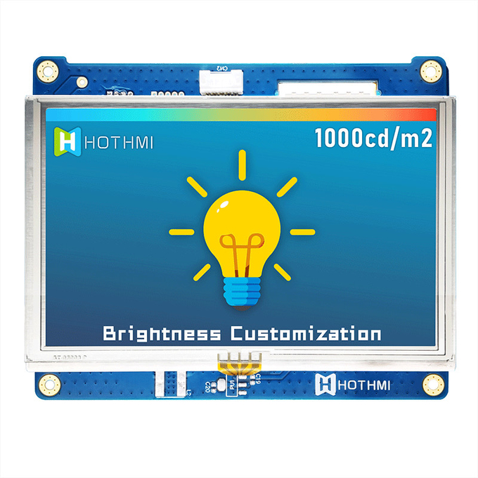 5.0 Inch 800x480 IPS Resistive TFT LCD Display Wide Temperature/HTM-H050A7-LVDS-USBRTP 5