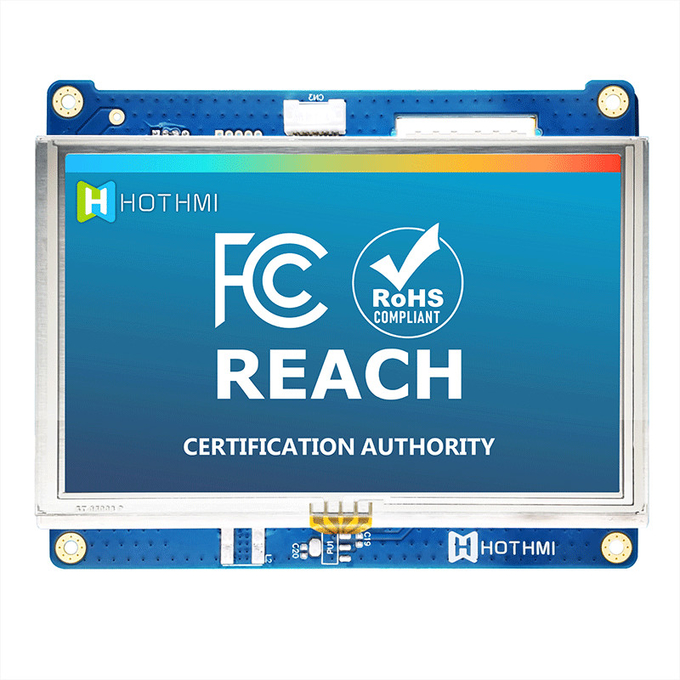 5.0 Inch 800x480 IPS Resistive TFT LCD Display Wide Temperature/HTM-H050A7-LVDS-USBRTP 6