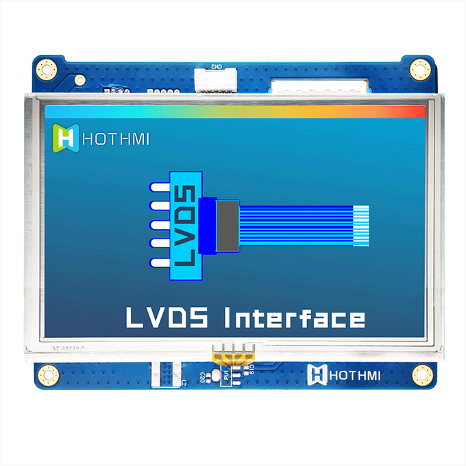 5.0 Inch 800x480 IPS Resistive TFT LCD Display Wide Temperature/HTM-H050A7-LVDS-USBRTP 7