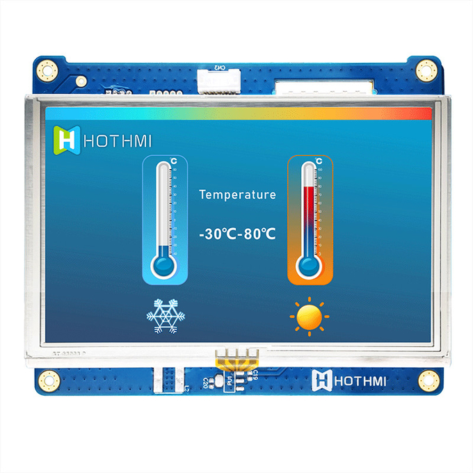 5.0 Inch 800x480 IPS Resistive TFT LCD Display Wide Temperature/HTM-H050A7-LVDS-USBRTP 9