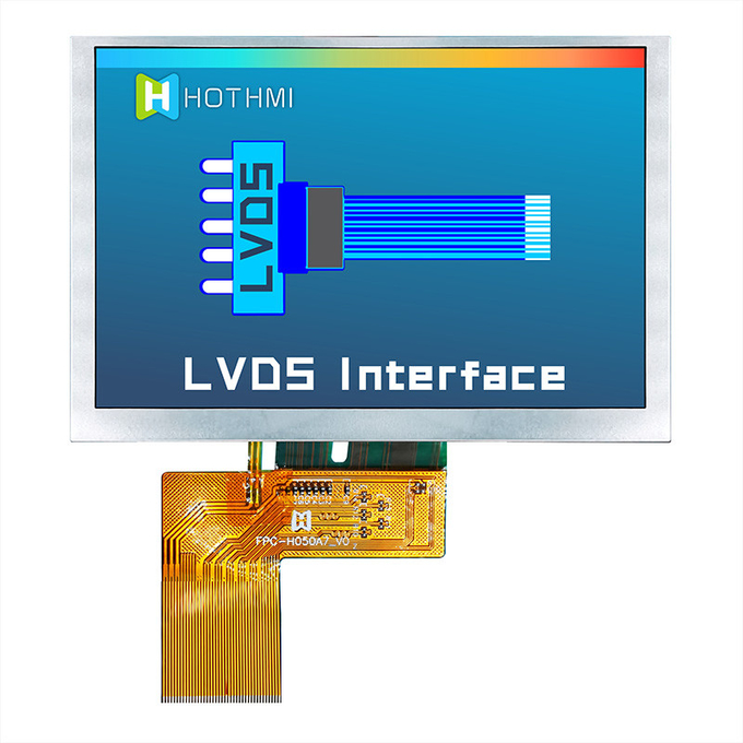 5.0 Inch 800x480 Display IPS Sunlight Readable Monitors TFT LCD Display Manufacturer 5