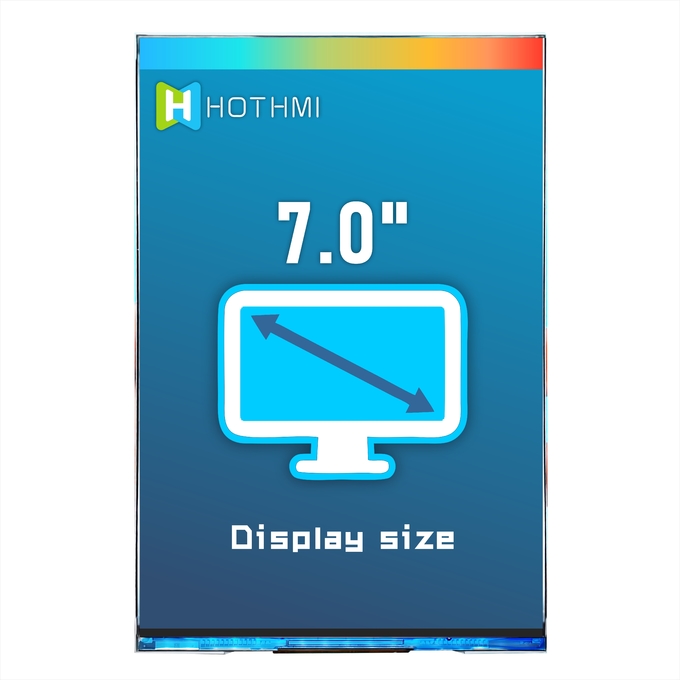 7 Inch Monitors 1280 X 800 Display TFT LCD Display Manufacturer For Appliances 4