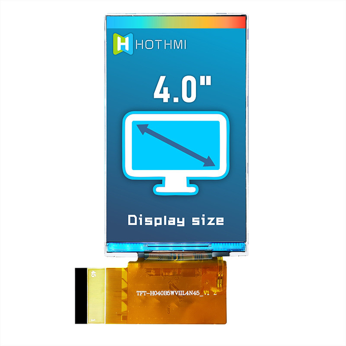 4 Inch TFT LCD Module 480X800 Display TFT LCD Display Manufacturer For Monitors 4