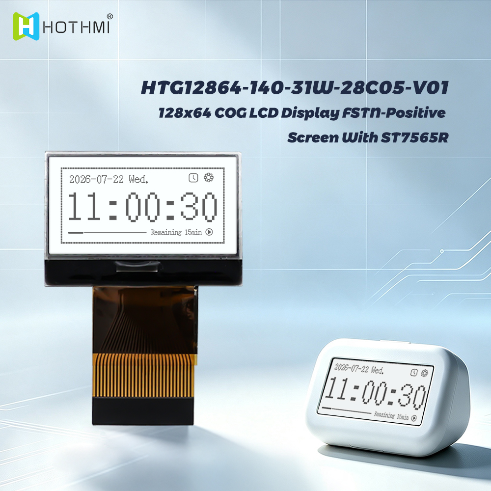 128×64 COG Dot Matrix LCD with ST7565R Driver, FSTN Positive Transflective, 0.jpg 128×64 COG Dot Matrix LCD with ST7565R Driver, FSTN Positive Transflective, 0.jpg