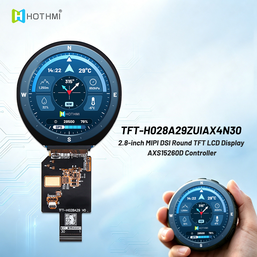 2.8 Inch MIPI Round Incell TFT Display AXS15260D  0.jpg