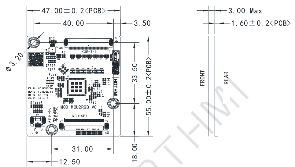 SPIMCU Signal to TTL Signal Module MOD-MCU2RGB-V0.jpg SPIMCU Signal to TTL Signal Module MOD-MCU2RGB-V0.jpg